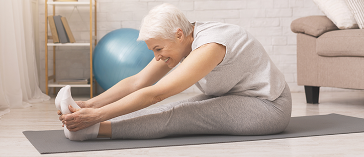 Physiotherapist-led group exercise session