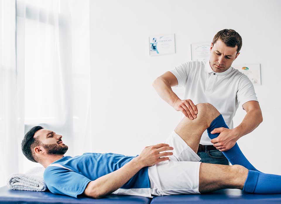 Sports massage therapy at Xcel Health