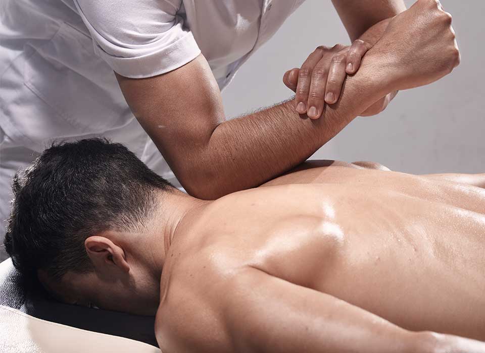 Sports massage treatment at Xcel Health